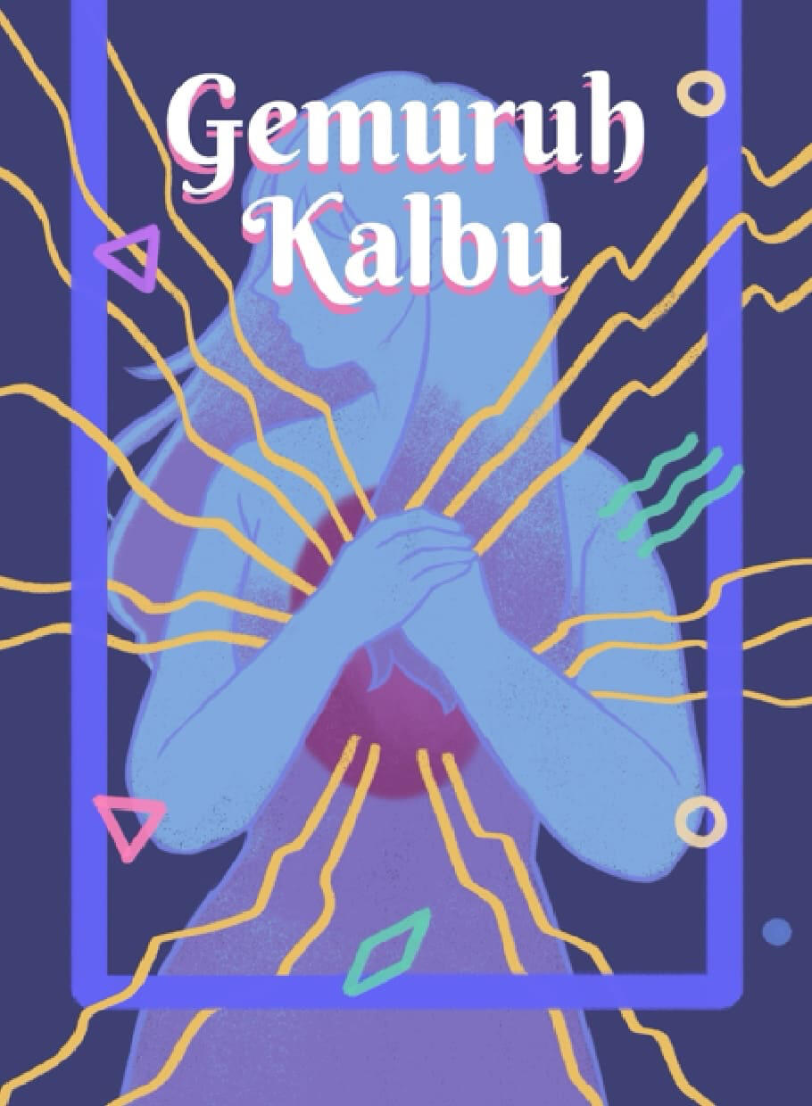 “Gemuruh Kalbu” | Book Cover for Puspamala Pustaka